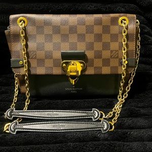 Full size Louis Vuitton Vavin PM bag in black/brown - excellent condition.